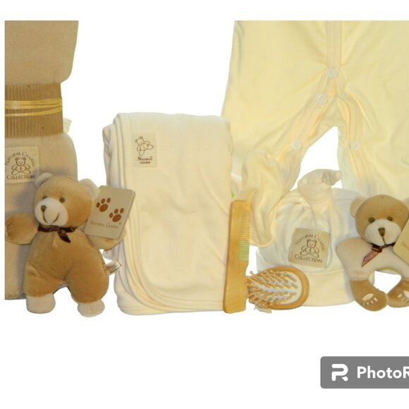 Natural Charm Baby’s Bedtime Natural Cotton 5pc Set - Picture 8 of 10